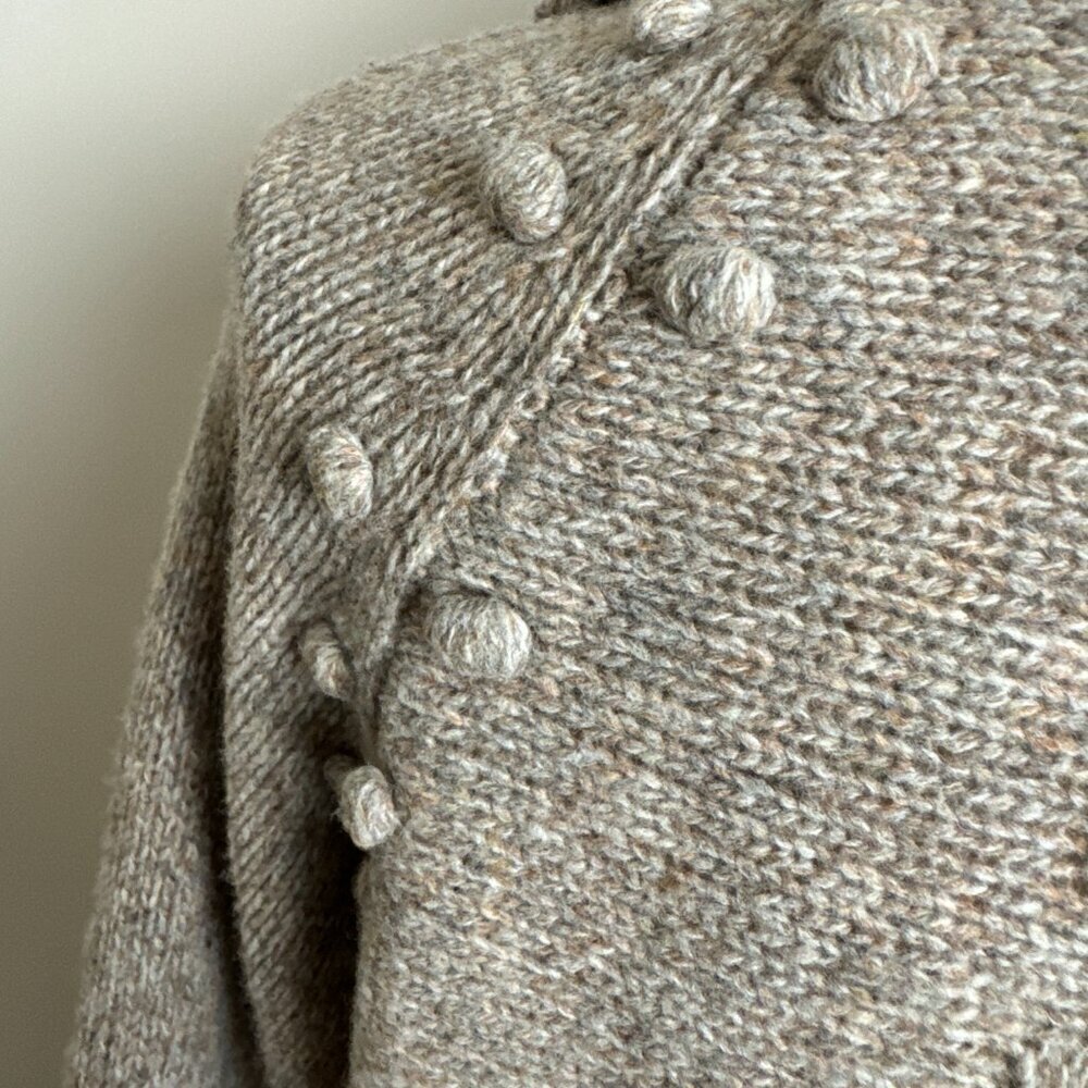 Anthropologie Leifsdottir Buttoned Wool Knit Cardigan Size M - Picture 9 of 13
